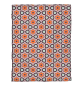 Close-up of Tribal Treasures Duvet Cover pattern